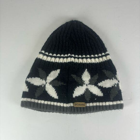 Columbia knit snowflake beanie womens one size gorpcore - Picture 2 of 3